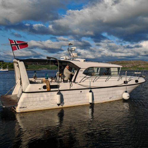Boat Silja in Kirkenes habor