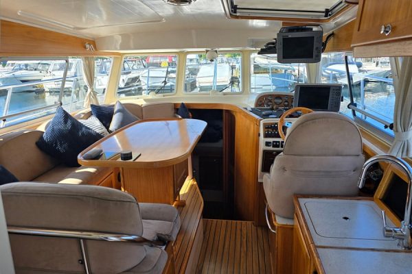 boat cabin from the inside