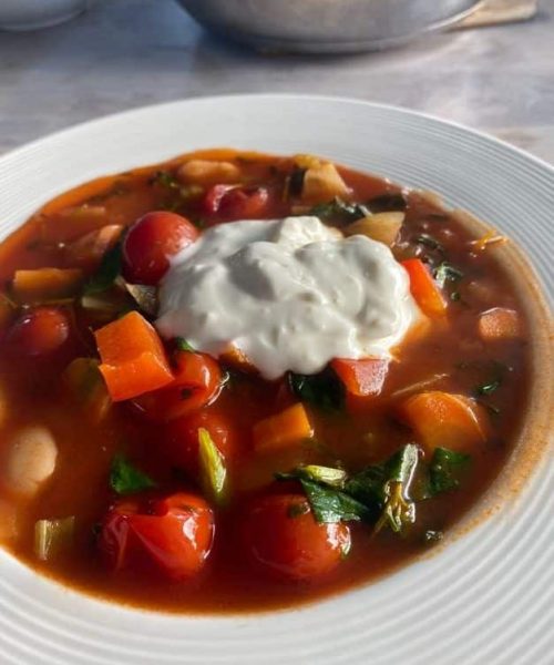 Local tomato soup