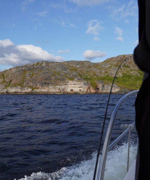 view on torpeedo battery from the boat