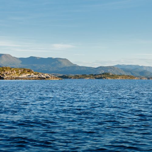 Beautiful view on norwegian fjords